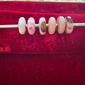 Troll beads beach pink bracelet beads